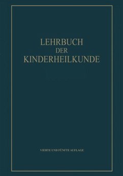 Lehrbuch der Kinderheilkunde von - Rominger, Erich G.