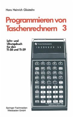 Programmieren von Taschenrechnern - Gloistehn, Hans Heinrich