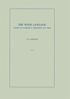 The Wolio Language - Anceaux, Johannes Cornelis