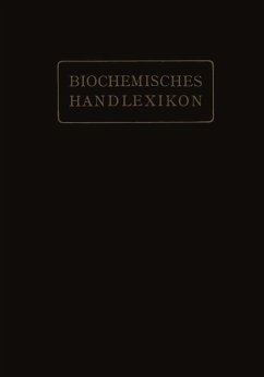 Biochemisches Handlexikon - Altenburg, H.;Bang, I.;Bartelt, K.