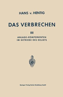 Das Verbrechen - Hentig, Hans von