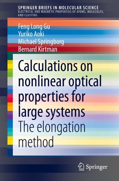 Calculations on nonlinear optical properties for large systems - Gu, Feng Long; Kirtman, Bernard; Springborg, Michael; Aoki, Yuriko
