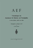 AEF Verhandlungen des Ausschusses für Einheiten und Formelgrößen in den Jahren 1907 bis 1914