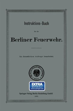 Cover Instruktions-Buch für die Berliner Feuerwehr