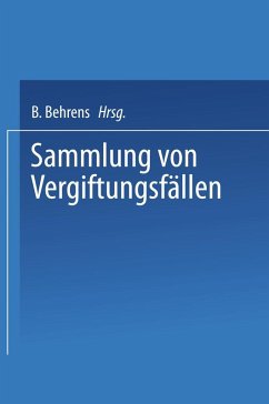 Cover Sammlung von vergiftungsfällen