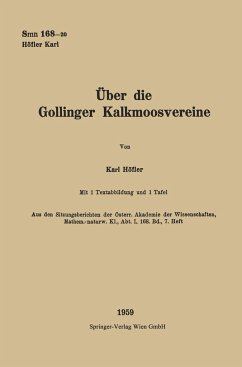 Über die Gollinger Kalkmoosvereine - Höfler, Karl