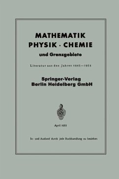 Mathematik, Physik · Chemie und Grenzgebiete