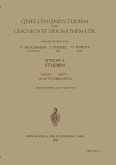 Quellen und Studien zur Geschichte der Mathematik, Astronomie und Physik Quellen und Studien zur Geschichte der Mathematik, Astronomie und Physik