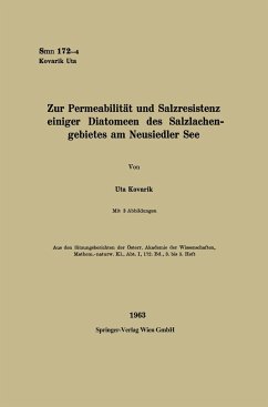 Zur Permeabilität und Salzresistenz einiger Diatomeen des Salzlachengebietes am Neusiedler See - Kovarik, Uta