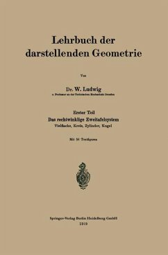 Lehrbuch der darstellenden Geometrie - Ludwig, W.