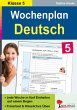 Wochenplan Deutsch, 5. Schuljahr - Bild 1