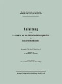 Anleitung für die Beobachter an den Wetterbeobachtungsstellen des Reichswetterdienstes