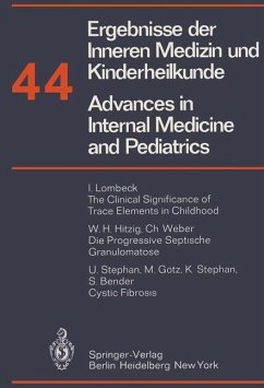 Ergebnisse der Inneren Medizin und Kinderheilkunde/Advances in Internal Medicine and Pediatrics - Frick, P.;Harnack, Adolf von;Martini, G. A.