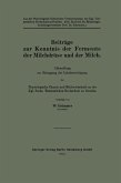 Beiträge zur Kenntnis der Fermente der Milchdrüse und der Milch Beiträge zur Kenntnis der Fermente der Milchdrüse und der Milch