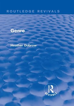 Genre (Routledge Revivals) (eBook, PDF) - Dubrow, Heather