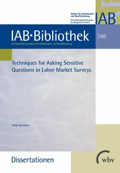 Techniques for Asking Sensitive Questions in Labour Market Surveys (eBook, PDF) - Kirchner, Antje