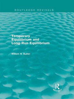 Cover Temporary Equilibrium and Long-Run Equilibrium (Routledge Revivals) (eBook, PDF)