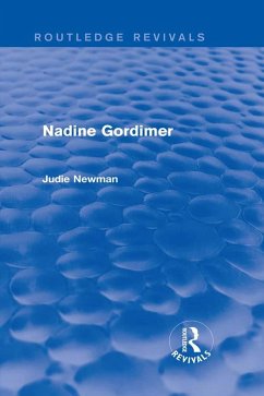 Cover Nadine Gordimer (Routledge Revivals) (eBook, PDF)