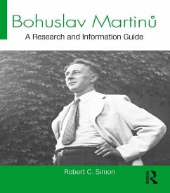 Bohuslav Martinu (eBook, PDF) - Simon, Robert