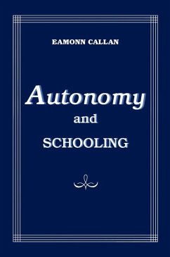 Cover Autonomy and Schooling (eBook, PDF)