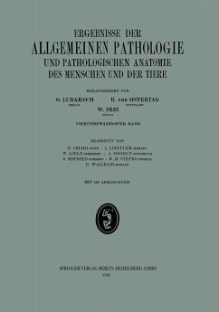 Ergebnisse der allgemeinen Pathologie und pathologischen Anatomie - Chiari, H.;LOEFFLER, L.;Loele, W.