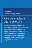 Clear Air Turbulence and Its Detection Clear Air Turbulence and Its Detection