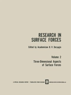 Research in Surface Forces - Deryagin, Academician B. V.