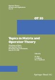 Topics in Matrix and Operator Theory Topics in Matrix and Operator Theory