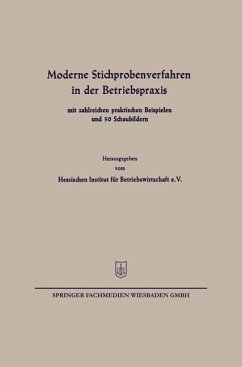Moderne Stichprobenverfahren in der Betriebspraxis - Weber, Günther
