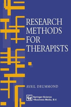 Research Methods for Therapists - Drummond, Avril;Campling, Jo