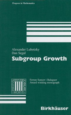 Subgroup Growth - Lubotzky, Alexander;Segal, Dan