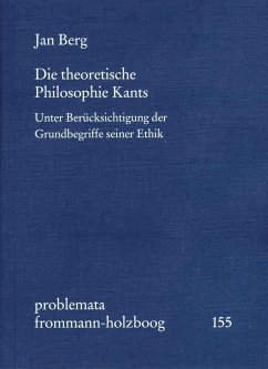 Die theoretische Philosophie Kants (eBook, PDF) - Berg, Jan