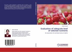 Evaluation of adequate level of selected nutrients