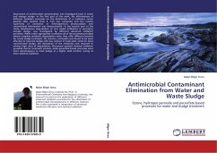Antimicrobial Contaminant Elimination from Water and Waste Sludge