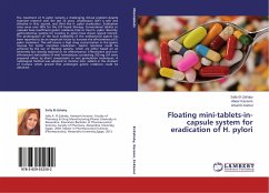 Floating mini-tablets-in-capsule system for eradication of H. pylori