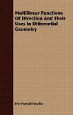 Multilinear Functions Of Direction And Their Uses In Differential Geometry (eBook, ePUB)