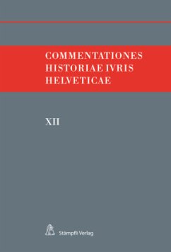 Cover Commentationes Historiae Iuris Helveticae