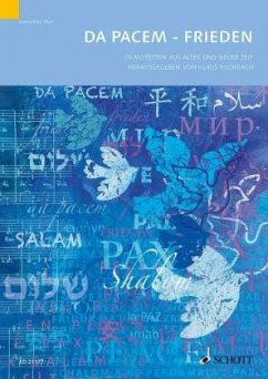 Cover Da pacem - Frieden, gemischter Chor, Chorpartitur