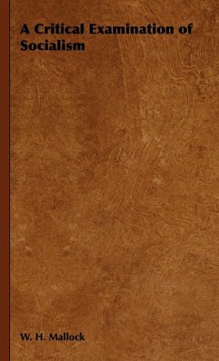 Cover A Critical Examination of Socialism (eBook, ePUB)