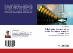 Solid state fermentation profile for Alpha amylase production