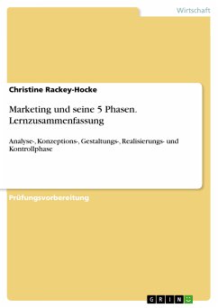 Marketing und seine 5 Phasen. Lernzusammenfassung (eBook, PDF) - Rackey-Hocke, Christine