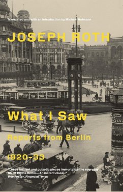 What I Saw (eBook, ePUB) - Roth, Joseph