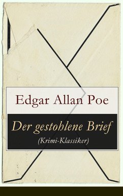Der gestohlene Brief (Krimi-Klassiker) (eBook, ePUB) - Poe, Edgar Allan