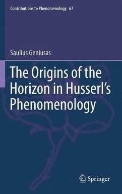 The Origins of the Horizon in Husserl¿s Phenomenology - Geniusas, Saulius