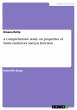 A comprehensive study on properties of... - Bild 1