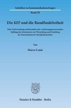 Cover Die KEF und die Rundfunkfreiheit.