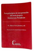 Los Principios de interpretación del motu proprio Summorum Pontificum