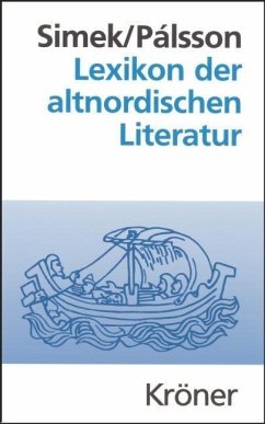 Lexikon der altnordischen Literatur (eBook, PDF) - Simek, Rudolf; Pálsson, Hermann