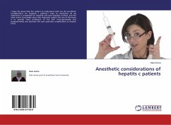 Anesthetic considerations of hepatits c patients