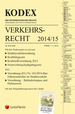 Cover Kodex Verkehrsrecht 2014/15 (f. Österreich)
